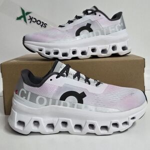 On Running Cloudmonster Undyed White/Fawn Womens Size 9 NEW!